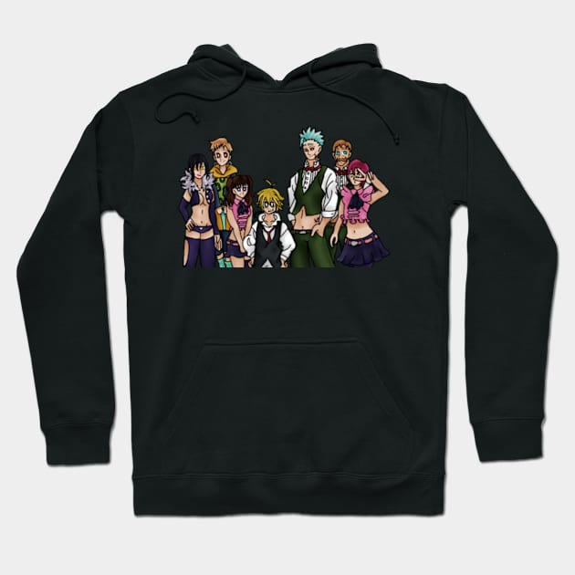 "The Seven Deadly Sins" Hoodie by DrawFelix-Shop